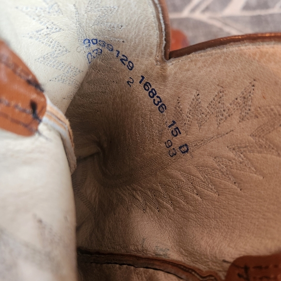 Dan Post leather and lizard skin cowboy boots - Picture 9 of 9